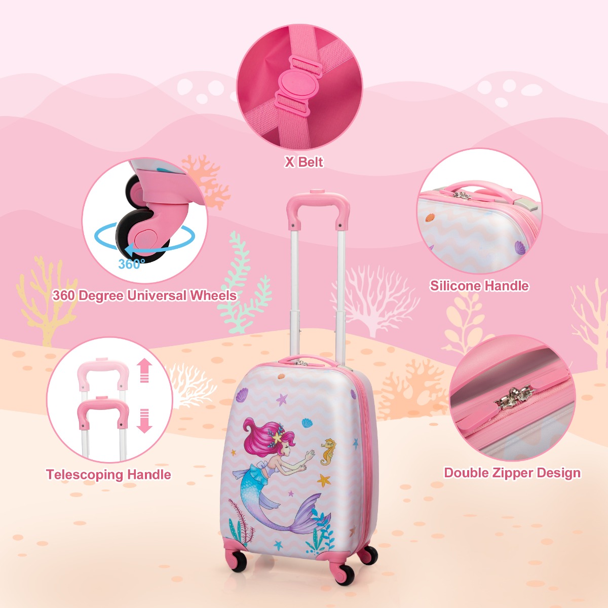 rolling suitcase for kids