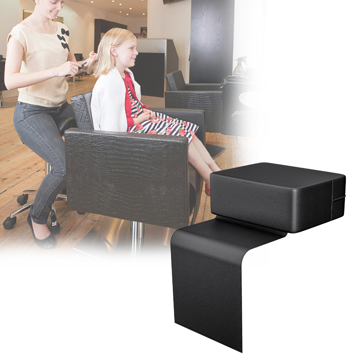 RESHABLE Child Booster Seat Cushion for Barber Hair Salon Styling