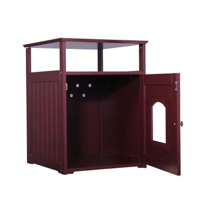 Litter Box Bookshelf and Decorative Cat House
