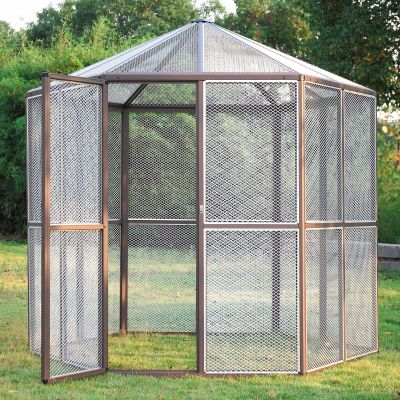 Wide Vision Walk-in Mesh All-Bird Aviary Enclosure