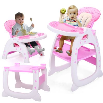 3 In 1 Baby Booster High Chair W/Seat, Table