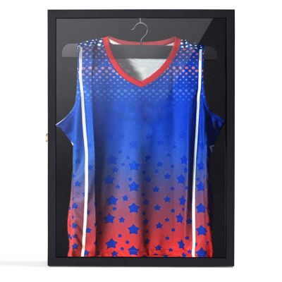 Wall Mounted Jersey Shadow Box NBA Jersey Display Case Basketball Jersey Display Case