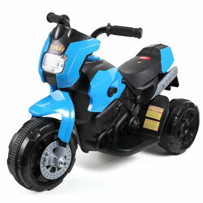 Electric motorcycle for kids Toddler Ride on Toys-Blue