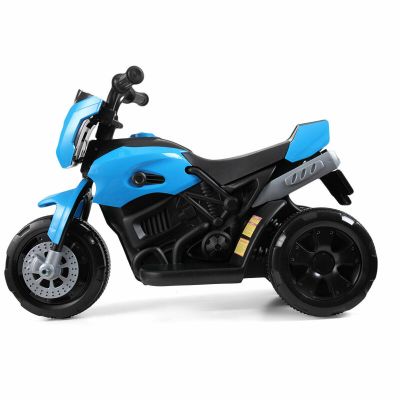 Electric motorcycle for kids Toddler Ride on Toys-Blue