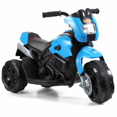 Electric motorcycle for kids Toddler Ride on Toys-Blue