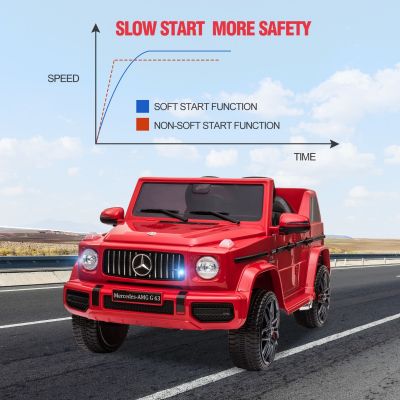 Red 12V Electric Mercedes-Benz G63 AMG Ride On RC