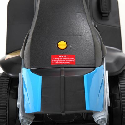 Electric motorcycle for kids Toddler Ride on Toys-Blue