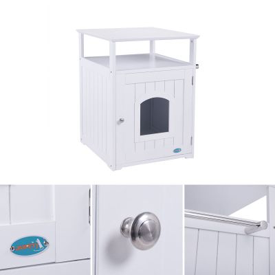 Litter Box Bookshelf and Decorative Cat House