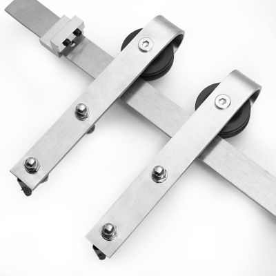 Stainless Steel Sliding Barn Door Hardware W/Latch