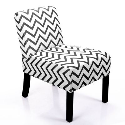 Set of 2 Ziggy Upholstered Slipper Chair W/Low Back