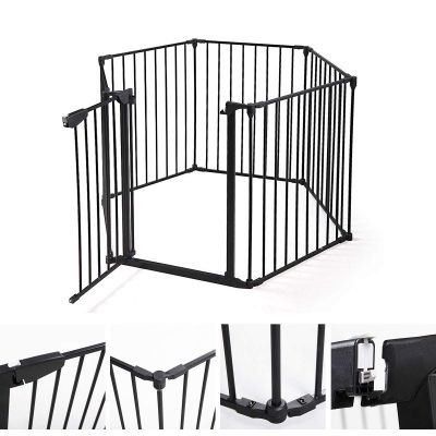 6 Panel Expandable Safety Xmas & Hearth Gate Freestanding