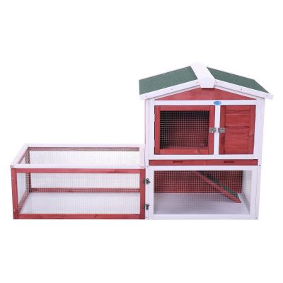 Backyard Chicken Coop W/2 Fence Enclosure Run