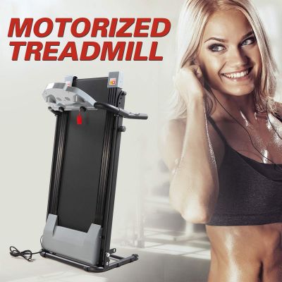 2.0HP Electric Gym Treadmill W/Flat & Incline Running