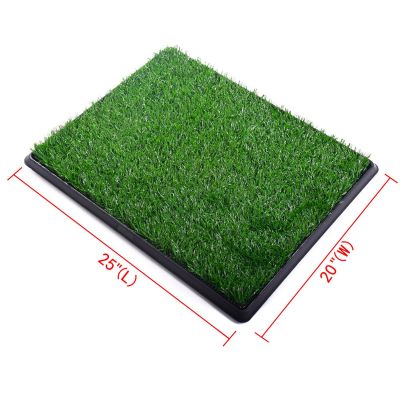 3 layers Indoor Dog Soft Turf Potty W/Tray