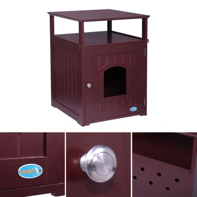 Litter Box Bookshelf and Decorative Cat House