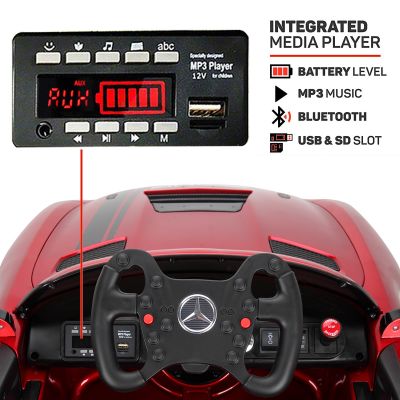 Licensed Mercedes-Benz SX1918 Operated 12V Kids Sports Car