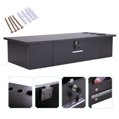 Wall Mounted Hair Styling Station W/1 Drawer