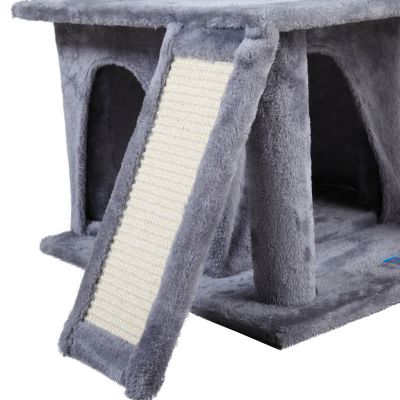 Cat Tree W/Ramp, 2 Condos, Padded Perch Tower