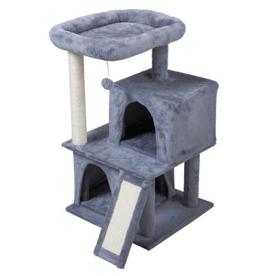 Cat Tree W/Ramp, 2 Condos, Padded Perch Tower