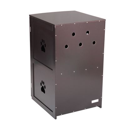 Stackable Double Cat Sitting in Litter Box