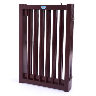 Folding Accordion Retractable Pet Gate W/Door