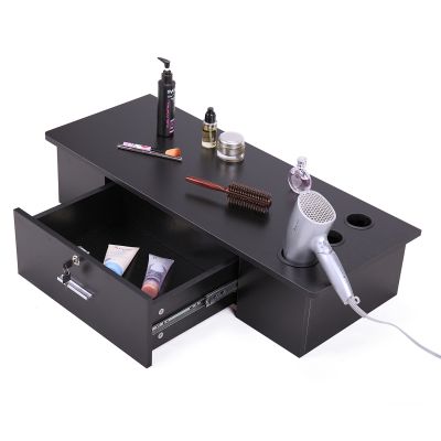 Wall Mounted Hair Styling Station W/1 Drawer