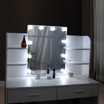 10 LEL Light Bulbs for Vanity Mirror W/Dimmer