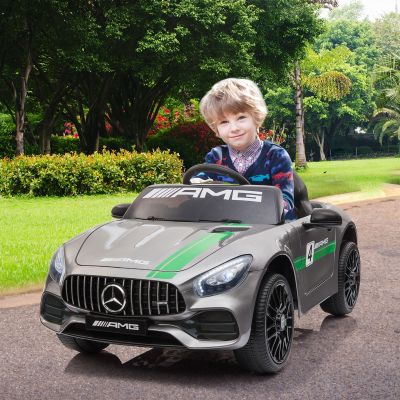 Licensed Benz AMG RC 12V Steered Kids Ride-on Toy Car