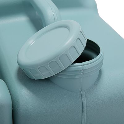 5 Gallon Outdoor Multifunctional Privacy Portable Toilet -Green