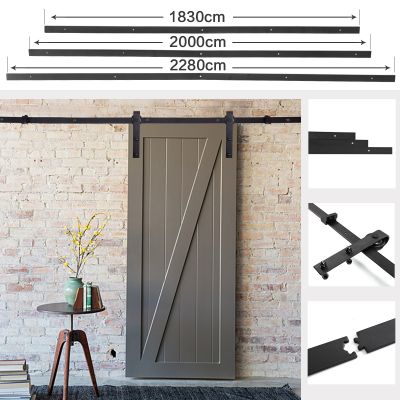 Flat Single-Track Rolling Barn Door Hardware Heavy Duty