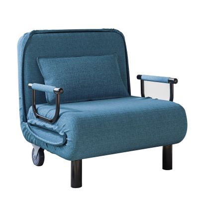Convertible Pull Out Sleeper Chair Flip Hide a Bed Chair