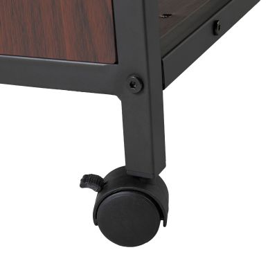 Gateleg Drop Leaf Dining Table on Lockable Wheels