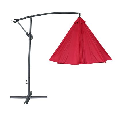 10ft Outdoor Rotating Offset Cantilever Patio Umbrella