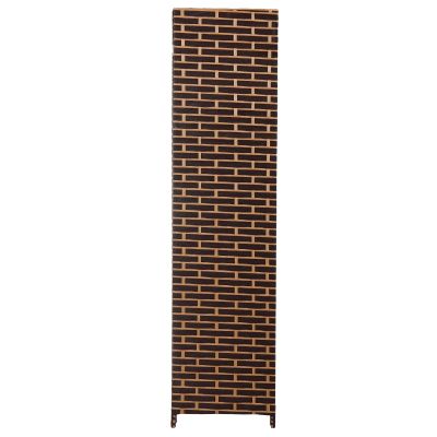 Woven Temporary Privacy Folding Wood Room Divider