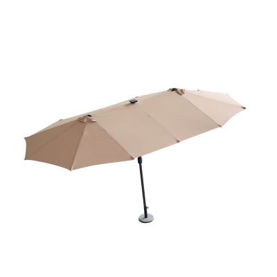 Waterproof 15ft Giant Led Lighted Patio Umbrella