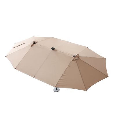 Waterproof 15ft Giant Led Lighted Patio Umbrella