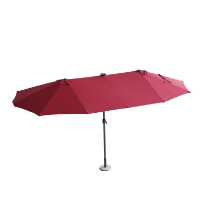 Waterproof 15ft Giant Led Lighted Patio Umbrella