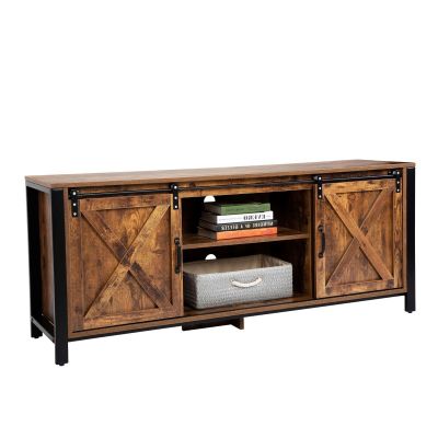 Sliding Barn Door TV Console for TV's up to 65"