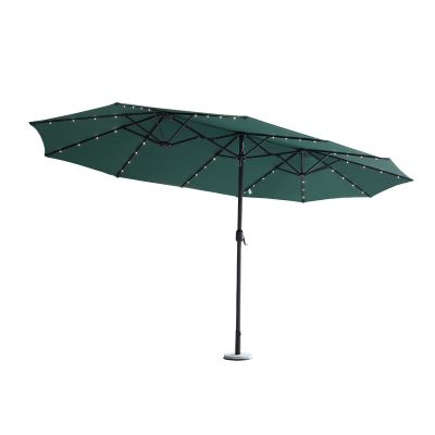 Waterproof 15ft Giant Led Lighted Patio Umbrella
