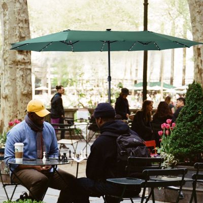 Waterproof 15ft Giant Led Lighted Patio Umbrella