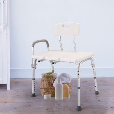10 Heights Tub Transfer Bench W/Adjustable Back