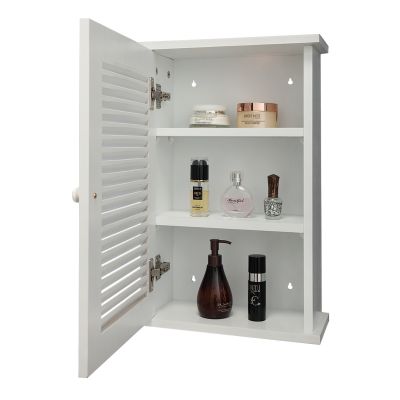 Bathroom Hanging Medicine Shutter Door Cabinets