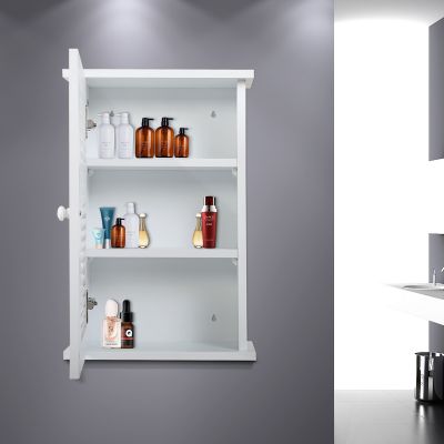 Bathroom Hanging Medicine Shutter Door Cabinets