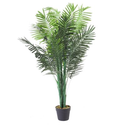 Realistic 4Ft Mini Plastic Artificial Palm Tree