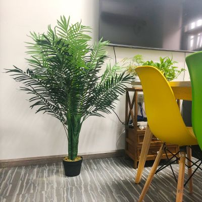 Realistic 4Ft Mini Plastic Artificial Palm Tree