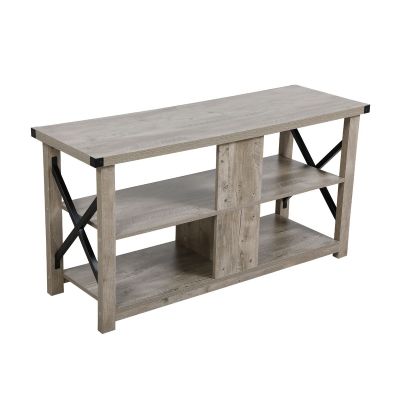 47 inch Minimalist Open Media Shelving TV Stand