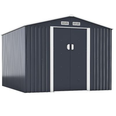 9 x 10 ft Outdoor Storage Shed Heavy Duty Backyard Building Tool House