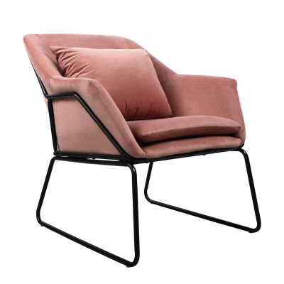 30” Modern Velvet Living Room Lounge Armchair