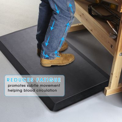 Kitchen Anti-Fatigue Rubber Floor Mat Pad