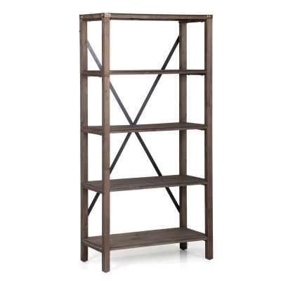 5-Story Solid Wood Shelf, Household Etagere for Warehouse Tools 